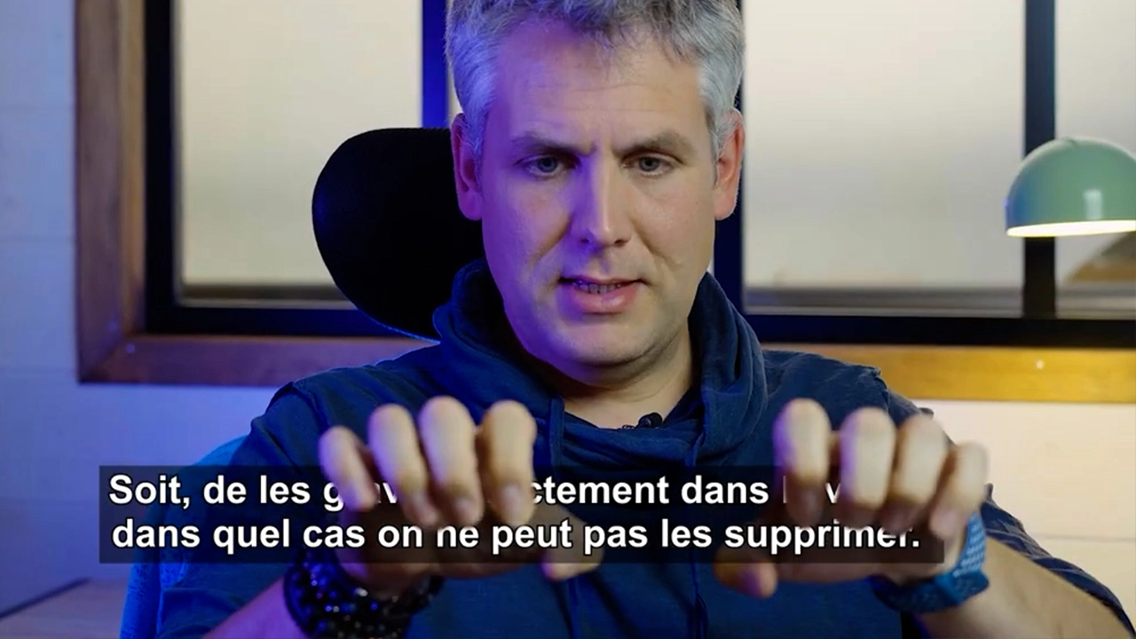 exemple de sous titres gravés dasn une vidéo